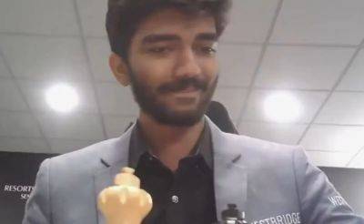 Video: D Gukesh Breaks Down, His Reaction To World Championship Title Is Viral