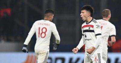 Lisandro Martinez's two-word Man United message speaks volumes after crucial Europa League win