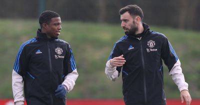 Bruno Fernandes sends perfect reply to Tyrell Malacia as year-long Man United silence broken