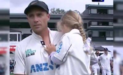 Watch: Daughter In Arms, New Zealand's Tim Southee Given Emotional Farewell Walk In Final Test Match