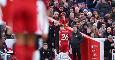 Andy Robertson was forced into Liverpool red card as Arne Slot raises bizarre defence of Scotland star in Fulham draw