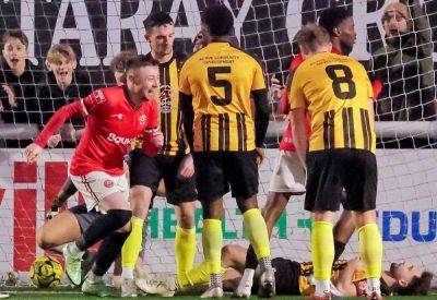 Thomas Reeves - Hakan Hayrettin - Gavin Hoyte - Kevin Hake - Weekend round-up as Dover Athletic lose 1-0 to Cray Wanderers and Chatham Town beat Folkestone Invicta 4-1 in Isthmian Premier; Ramsgate, Sittingbourne, Margate, Ashford United, Deal Town and Sevenoaks Town victorious in Isthmian South East - kentonline.co.uk