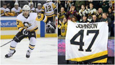 Nottingham Panthers Retire Adam Johnson's Number Just Over A Year After His Tragic Death