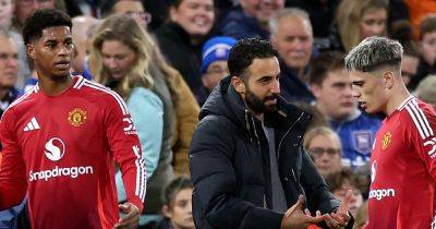 Marcus Rashford and Alejandro Garnacho made to train by Manchester United coach Ruben Amorim hours before derby squad snub