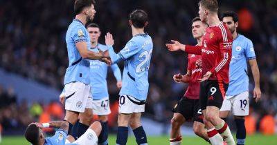 'Embarrassed' - Man United handed Rasmus Hojlund red card verdict vs Man City amid Kyle Walker clash