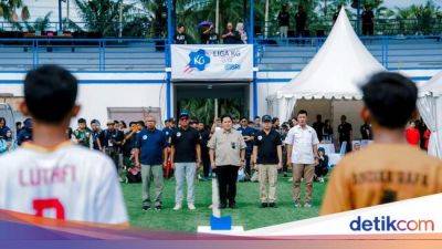 Erick Thohir Puji Kolaborasi Swasta dan BRI Dukung Pembinaan Sepakbola