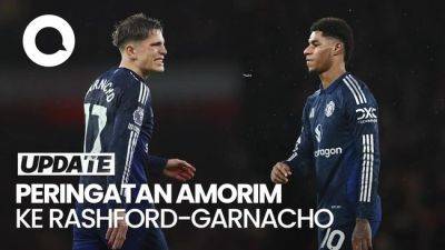 Video: Alasan Amorim 'Coret' Rashford dan Garnacho di Derby Manchester
