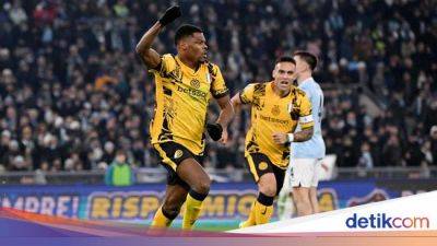 Denzel Dumfries - Federico Dimarco - Inter Milan - A.Di-Serie - Carlos Augusto - Lazio Vs Inter: Pesta Gol, Nerazzurri Kirim Sinyal Juara - sport.detik.com