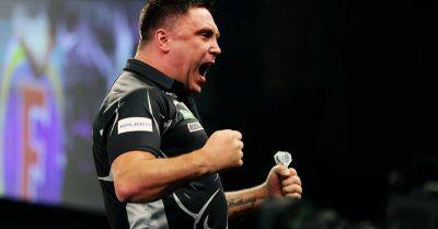 Gerwyn Price eases past Keane Barry to reach third round at Alexandra Palace