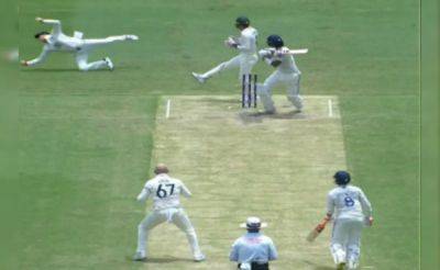 Pat Cummins - Nathan Lyon - Steve Smith - Steven Smith - Kl Rahul - Watch: Steve Smith Redeems Himself In Style, Takes A Stunner To Remove KL Rahul - sports.ndtv.com - Australia - India
