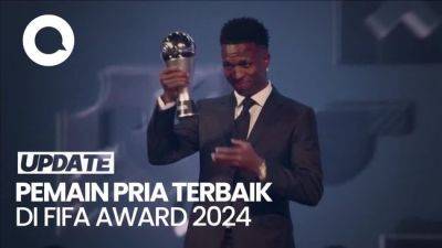 Video: Selamat! Vinicius Junior Raih Pemain Pria Terbaik FIFA 2024