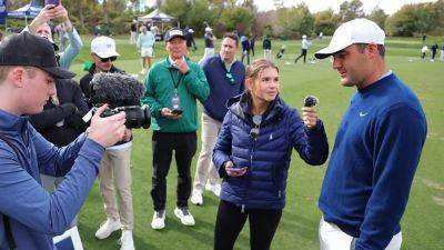 Rory Macilroy - Tiger Woods - Brooks Koepka - Kevin C.Cox - Scottie Scheffler - Trump’s granddaughter pokes fun at Tiger Woods while asking Scottie Scheffler about PGA Championship arrest - foxnews.com