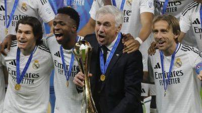 Ancelotti delighted to become Real Madrid's most successful manager