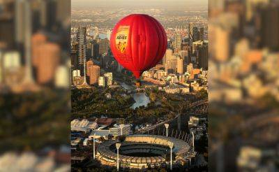 Nick Hockley - Giant Pink Cricket Ball Soars Over Melbourne Cricket Ground Ahead Of Women's Day-Night Test - sports.ndtv.com - Australia