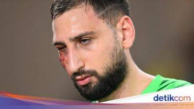Gianluigi Donnarumma - parís saint Germain - Paris Saint-Germain - Foto: Detik-detik Wajah Donnarumma Kena Hantam sampai Robek - sport.detik.com - Monaco