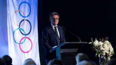Thomas Bach - Sky News - Sebastian Coe - International - Riley Gaines - Olympics chief hopeful vows to explore trans athletes ban amid global outrage - foxnews.com