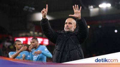 Pep Guardiola - Cody Gakpo - Beri Unjuk 6 Jari, Balasan Menohok Guardiola Usai Diejek Fans Liverpool - sport.detik.com
