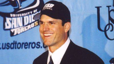 Jim Harbaugh's head coaching debut was 20 years ago at USD - ESPN