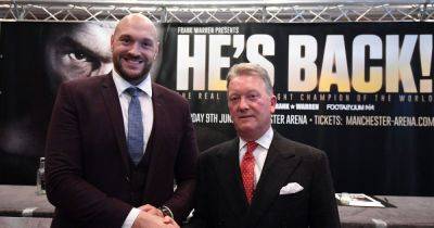 Tyson Fury has already told Frank Warren fight that 'must happen' next on one condition