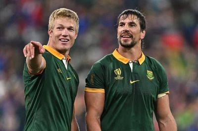 Damian De-Allende - Eben Etzebeth - Jake White - Rassie Erasmus - Cheslin Kolbe - Pieter-Steph one of five Boks nominated for SA Rugby's Player of the Year award - news24.com - Jordan