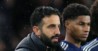 Ruben Amorim uses Manchester United programme notes to make a point amid Marcus Rashford saga