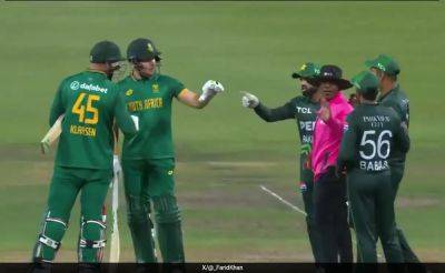 "Shut Up And Play": Mohammad Rizwan, Heinrich Klaasen Engage In Heated Affair On Field. Video