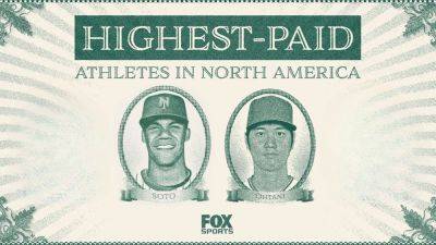 Patrick Mahomes - Philadelphia Phillies - Juan Soto - Francisco Lindor - Bryce Harper - Fernando Tatis-Junior - Manny Machado - Giancarlo Stanton - Biggest contracts in North American team sports: Juan Soto tops select list of $300M players - foxnews.com - Usa - New York - Los Angeles - county San Diego
