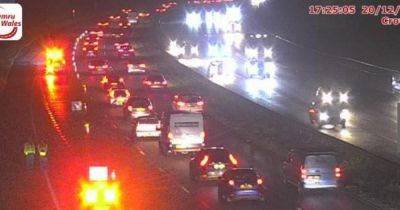 Live updates as M4 sees heavy traffic due to oil spillage near Cardiff during Christmas getaway