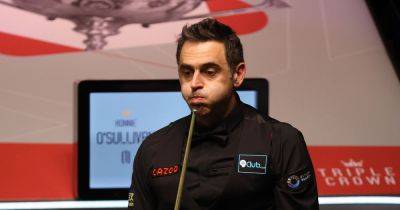 Ronnie O’Sullivan in Scottish Open snooker venue put down after snub - 'I can't be bothered' - dailyrecord.co.uk - Britain - Scotland - China - Saudi Arabia - county Essex