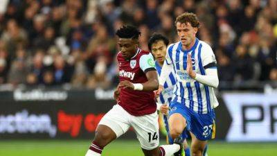 Aaron Wan-Bissaka - Ham United - Julen Lopetegui - London Stadium - Jarrod Bowen - Lukasz Fabianski - Bart Verbruggen - Julio Enciso - Mohammed Kudus - West Ham's Kudus secures 1-1 home draw with Brighton - channelnewsasia.com - Netherlands