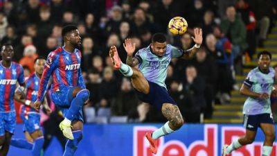 Jesus haunts Palace again as Arsenal close gap at top