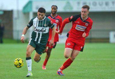 Craig Tucker - Steve Mackimm - Ibrahim Olutade - Ryan Maxwell - Luke Baptiste - George Nikaj - Isthmian League round-up: Premier Division wins for Dover Athletic, Cray Valley and Dartford, while Sittingbourne are the new leaders in the South East Division - kentonline.co.uk