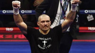 Oleksandr Usyk - Wladimir Klitschko - Volodymyr Zelenskiy - Zelenskiy lauds champion Usyk's perseverance in victory over Fury - channelnewsasia.com - Britain - Russia - Ukraine