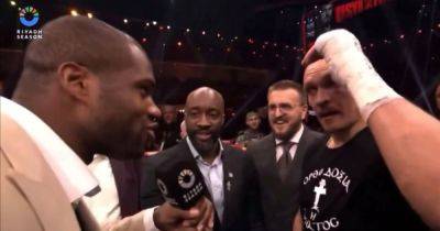 What Daniel Dubois said to Oleksandr Usyk after storming post Tyson Fury fight interview to demand 'revenge'