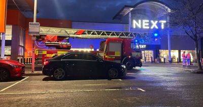 Emergency crews surround building at retail park due to 'dangerous' incident