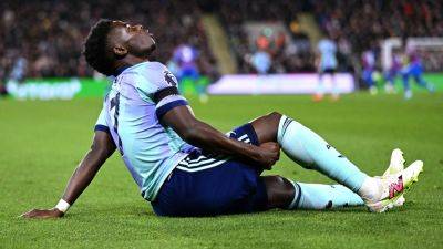 Mikel Arteta - Bukayo Saka - Gabriel Jesus - Mikel Arteta confirms Bukayo Saka set to be out for 'many weeks' - rte.ie - county Eagle - county Sterling