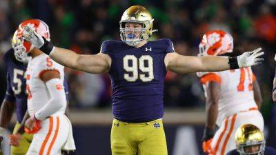 Marcus Freeman - Notre Dame star lineman Rylie Mills out of CFP with knee injury - ESPN - espn.com - Georgia - Ireland - Jordan - state Indiana