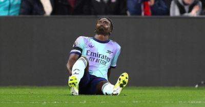 Arsenal handed major Bukayo Saka injury blow with Manchester United and Man City games upcoming