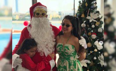 MS Dhoni Sets Internet Ablaze With New 'Santa Claus' Look, Poses With Wife Sakshi And Daughter Ziva