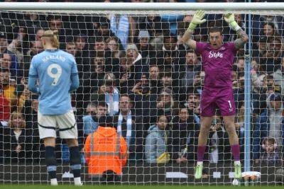 Haaland misses penalty in Man City, Everton 1-1 draw