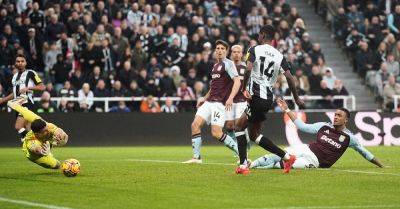 Alexander Isak strikes again as Newcastle ease past 10-man Aston Villa