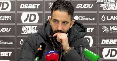 Ruben Amorim responds to question about his future at Manchester United after Wolves defeat