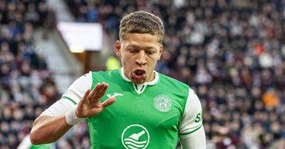 Dwight Gayle - Bay - David Gray - Dwight Gayle reveals how HEARTS fans inspired his Hibs Edinburgh derby heroics - dailyrecord.co.uk