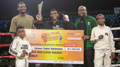 ‘Badoo’ wins N1m best boxer prize at GOtv Boxing Night 32