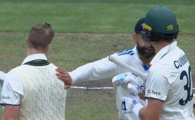 Steve Smith - Virat Kohli - Steven Smith - Brian Lara - Watch: Day After Sam Konstas Face-Off, Virat Kohli's Sweet Gesture For Steve Smith Goes Viral - sports.ndtv.com - Australia - India