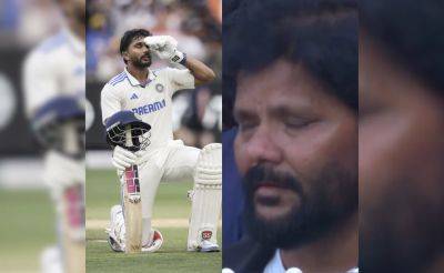 Watch: Nitish Reddy's Father Breaks Down After Son Hits 1st Ton vs Australia. Video Viral