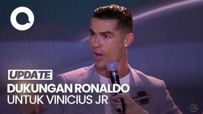 Cristiano Ronaldo - Video Ronaldo: Vinicius Harusnya Memenangkan Ballon d'Or - sport.detik.com