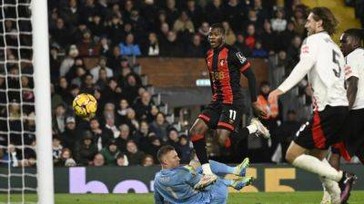 Harry Wilson - Kepa Arrizabalaga - Bernd Leno - Raul Jimenez - Issa Diop - Ryan Christie - David Brooks - Ouattara rescues point for Bournemouth with late equaliser at Fulham - channelnewsasia.com - Scotland - Brazil