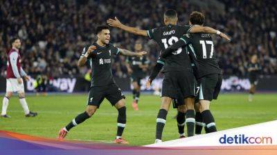West Ham Vs Liverpool: The Reds Unggul 3-0 di Babak Pertama