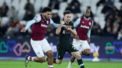 Luis Díaz - Cody Gakpo - Liverpool thrash West Ham to go eight points clear - channelnewsasia.com